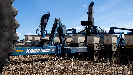 planter in field